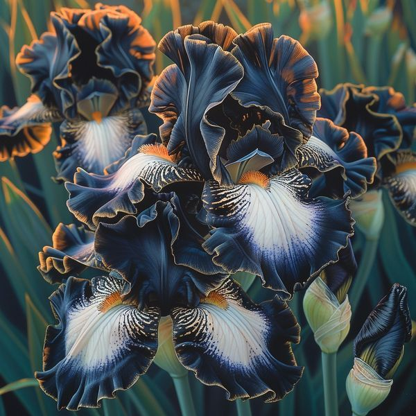 Twilight Blaze-Rare Iris Bulbs⚜️