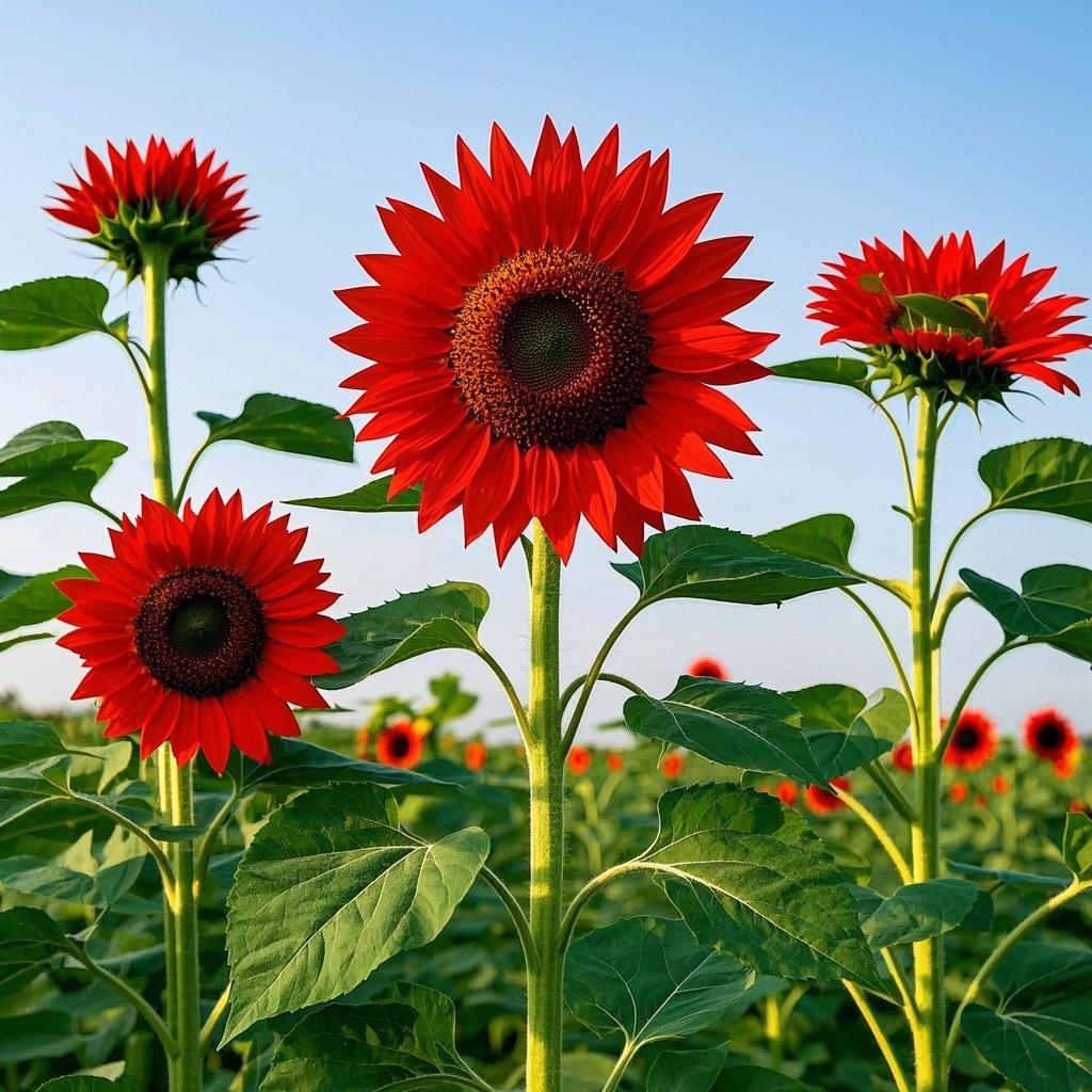 'Sunlight Giant' Sunflower Seeds - Red