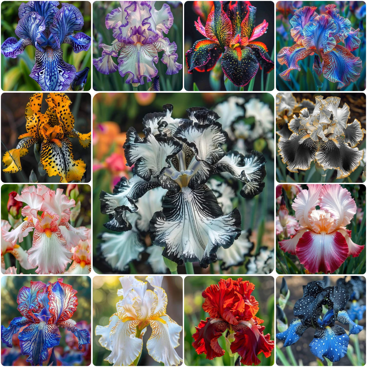 Black Starry Night-Rare Iris Bulbs⚜️