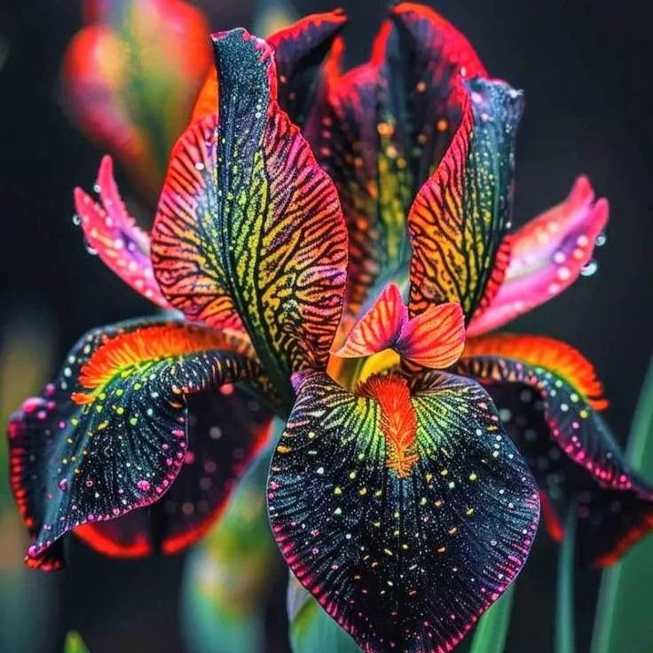 Blue flame-Rare Iris Bulbs⚜️