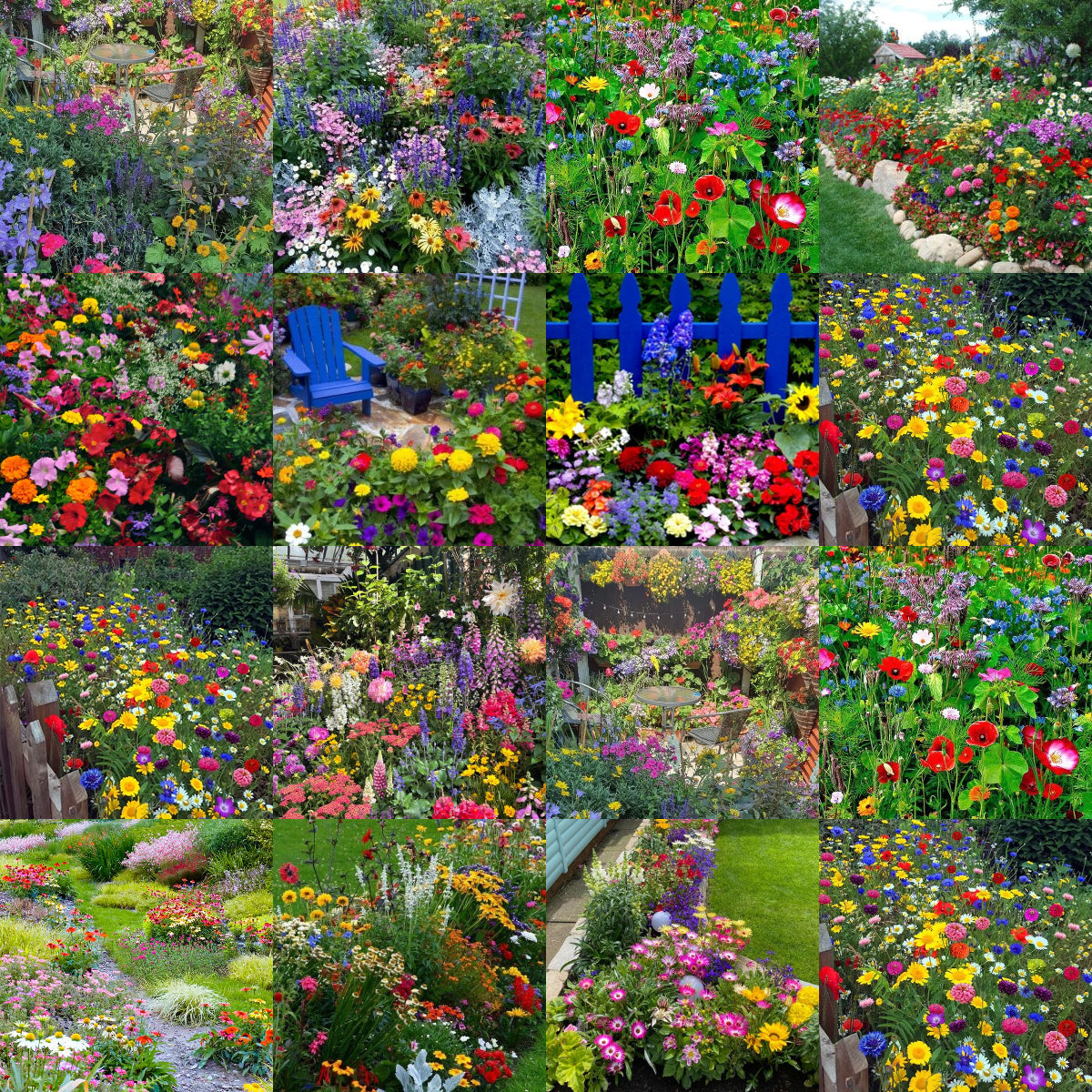 All Perennial Wildflower Seed Mix - Rainbow Garden